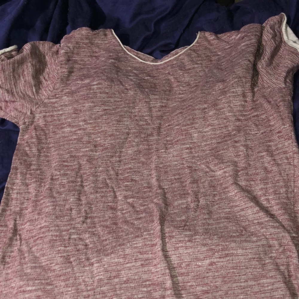 Red and white shirt
